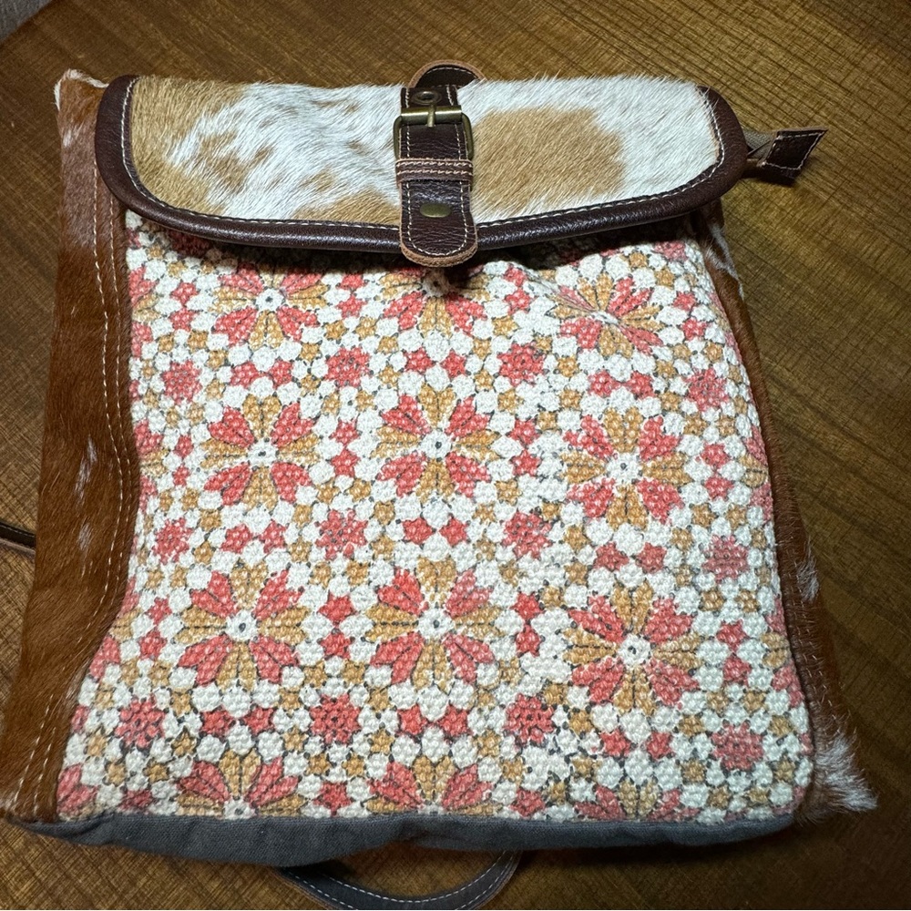 Myra "Cool" Hair-on & Rug Backpack